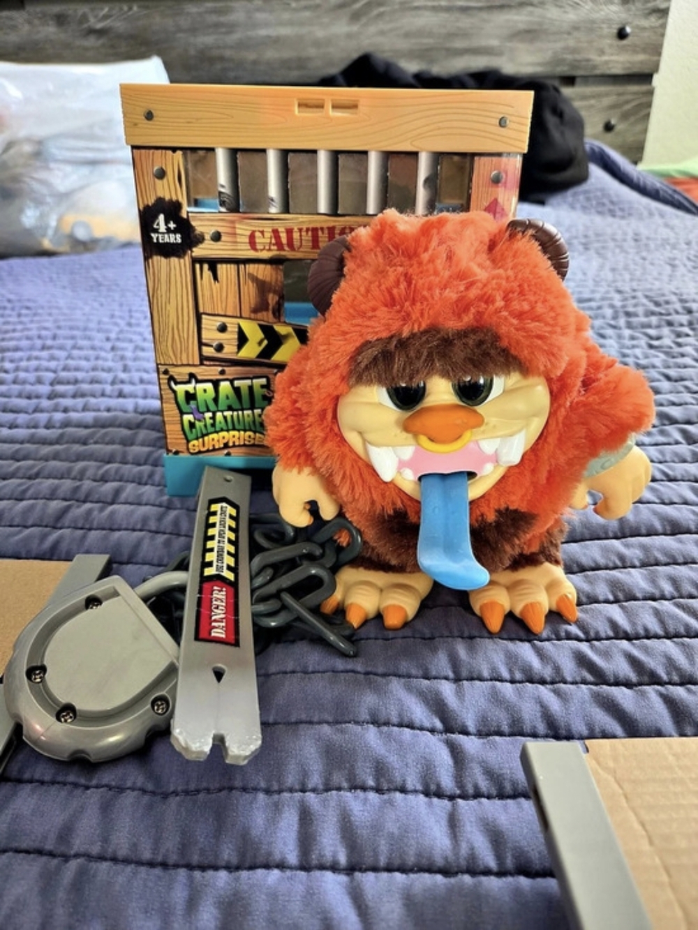 Crate Creatures Surprise Series Orange Plush Toy With Crate